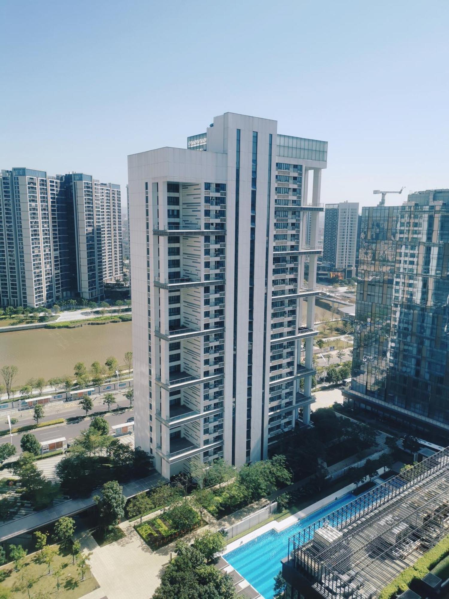 Royal Executive Apartment, Shenzhen World Exhibition & Convention Center, Nearby Shenzhen World North Metro St Ation Bagian luar foto